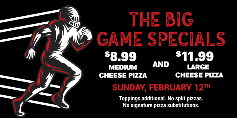 The Big Game Specials