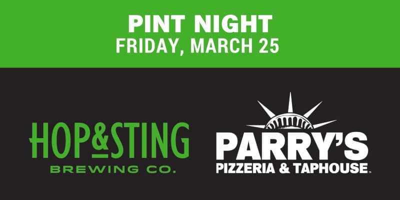 Hop & Sting Pint Night - Parry's Pizzeria & Taphouse The Colony
