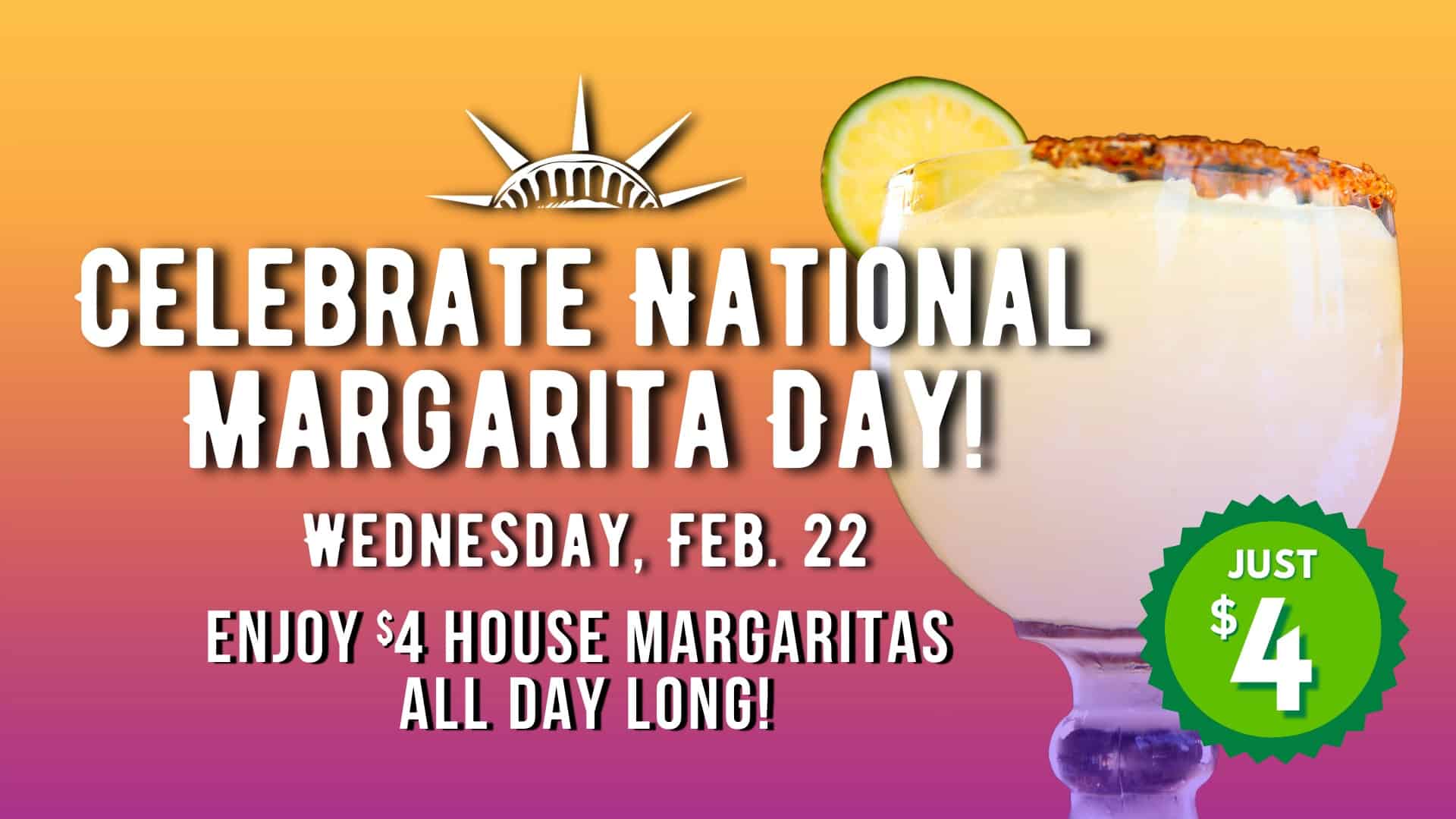 National Margarita Day All Parry's Pizza Locations