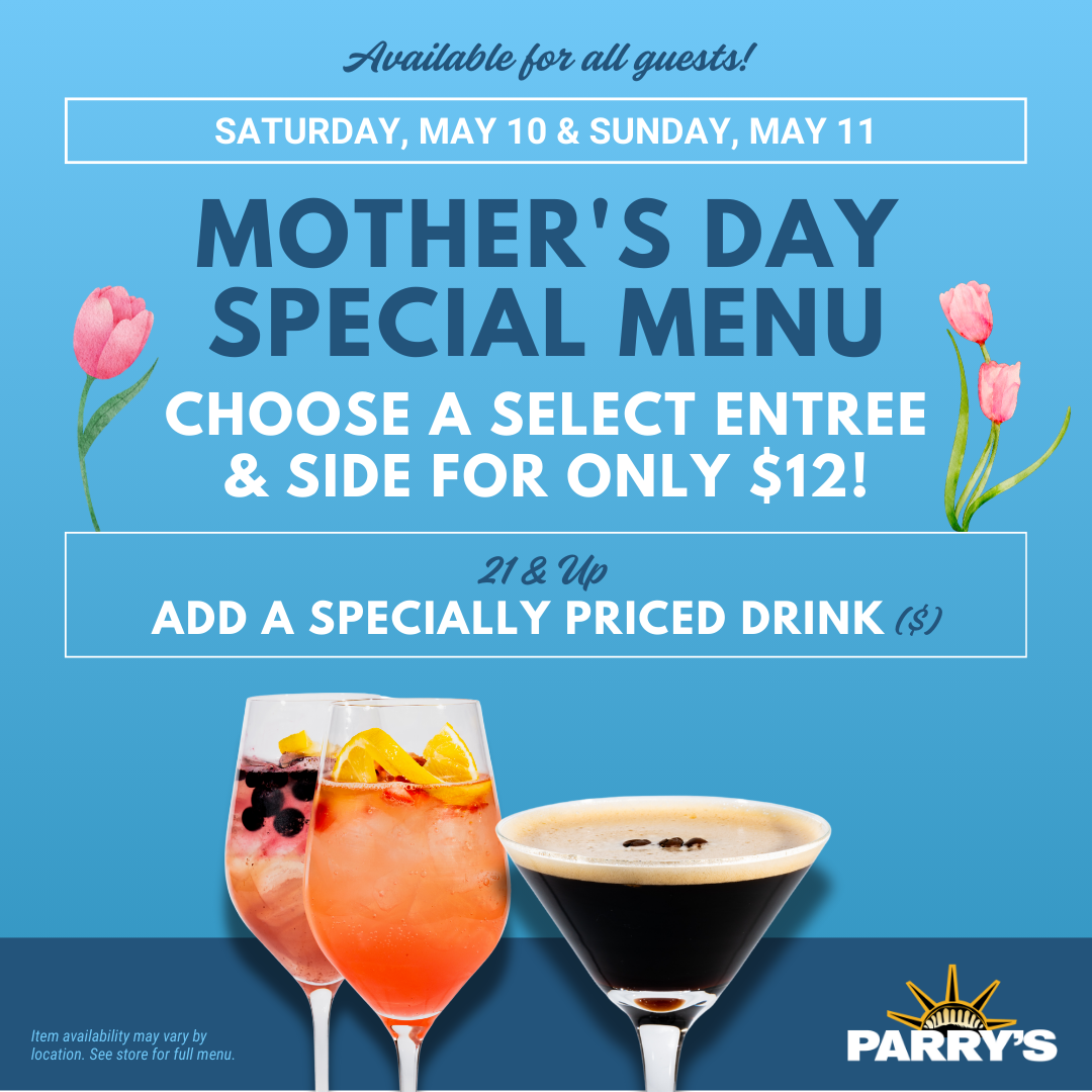 Mother's Day Special Menu