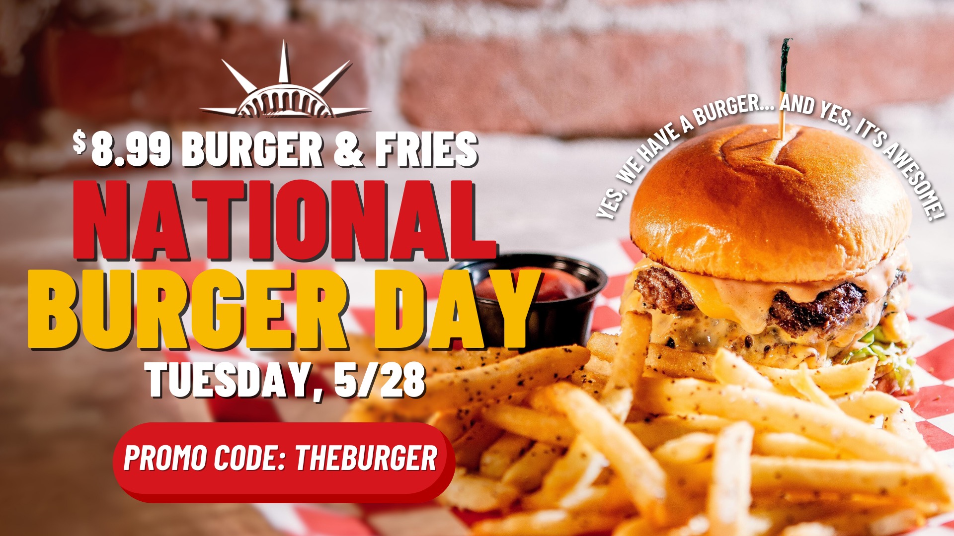 National Burger Day at Parry's! All Locations