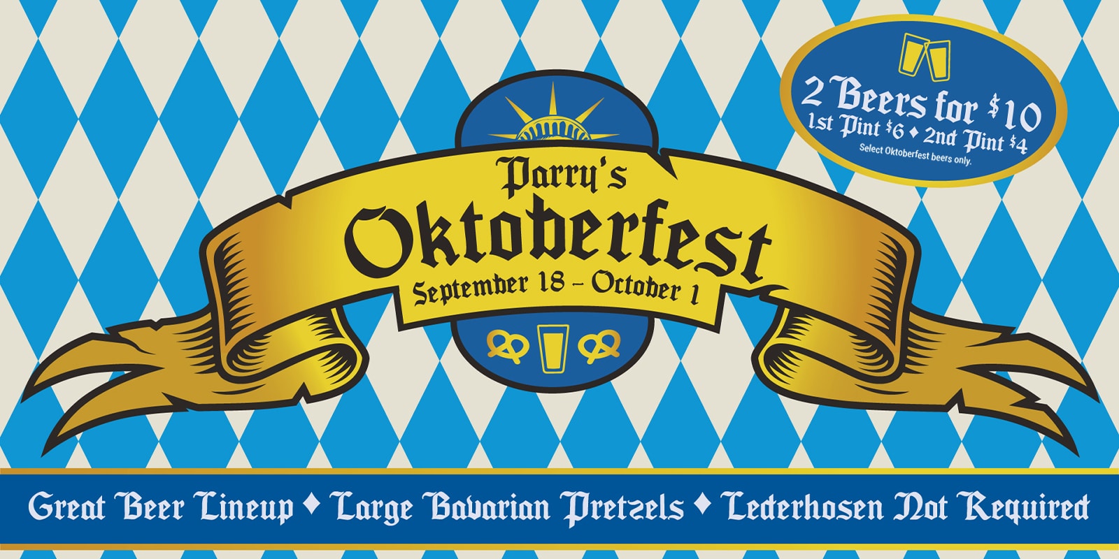 Oktoberfest at Parry's - Parry's Pizzeria & Taphouse | Parry's Sliceria ...