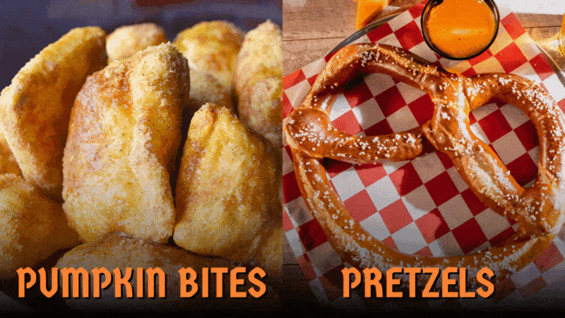 Pumpkin Bites & Pretzel