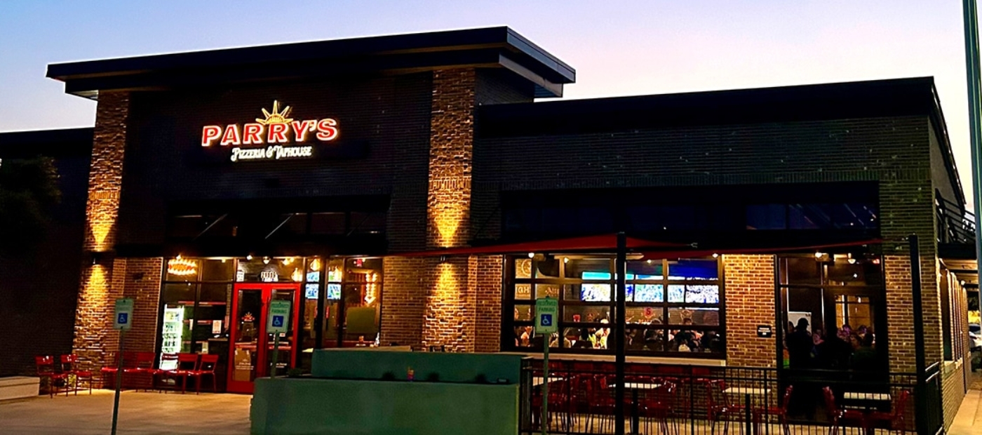 Parry's Stone Oak Evening Exterior