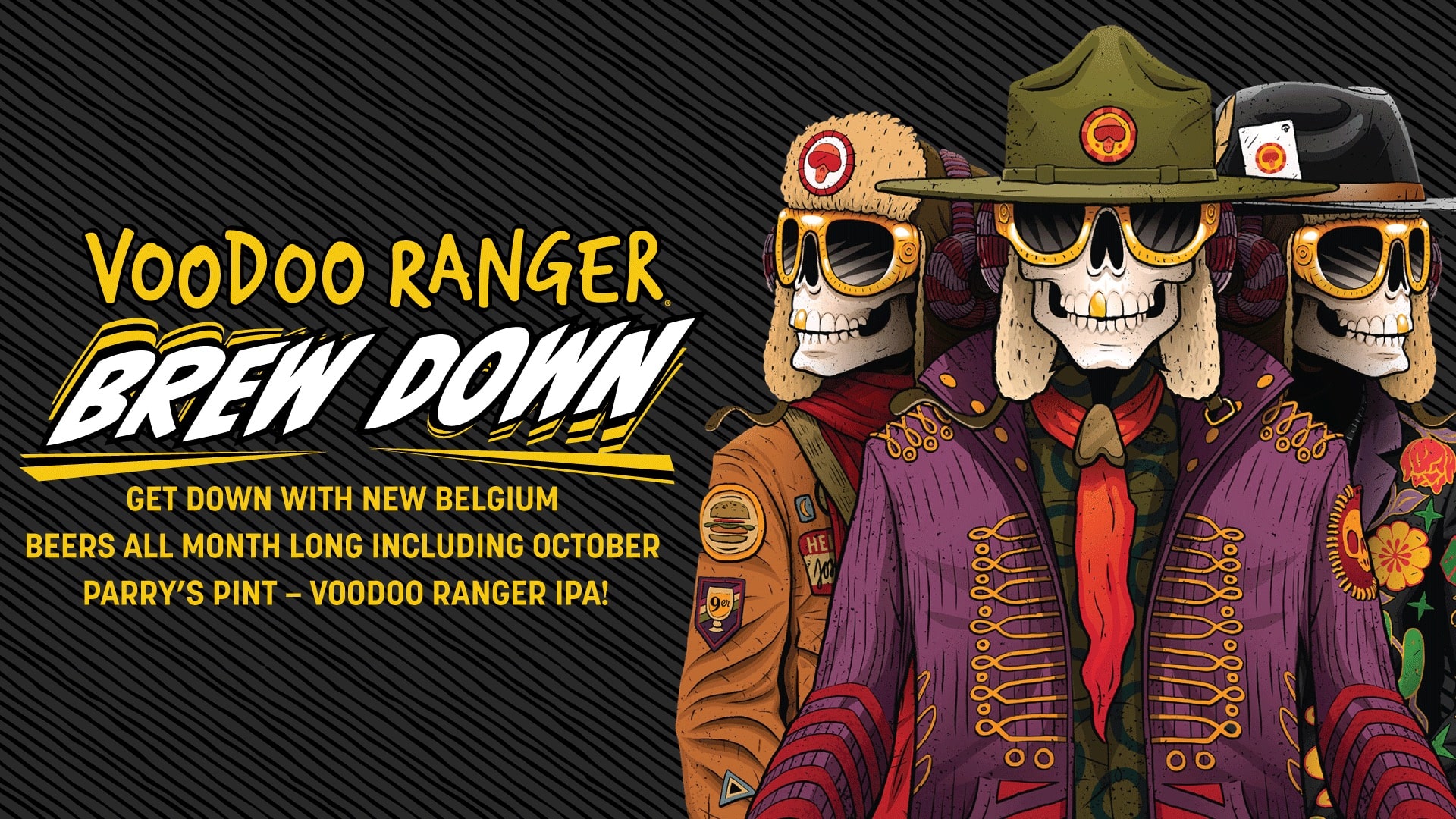 Voodoo Brew Down with New Belgium | All Parry's Locations